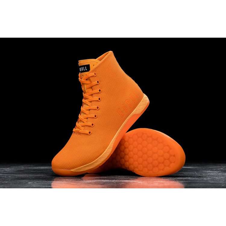 Tenis Deportivos Nobull High-top Neon Orange Trainer Hombre Naranjas | MX-81358