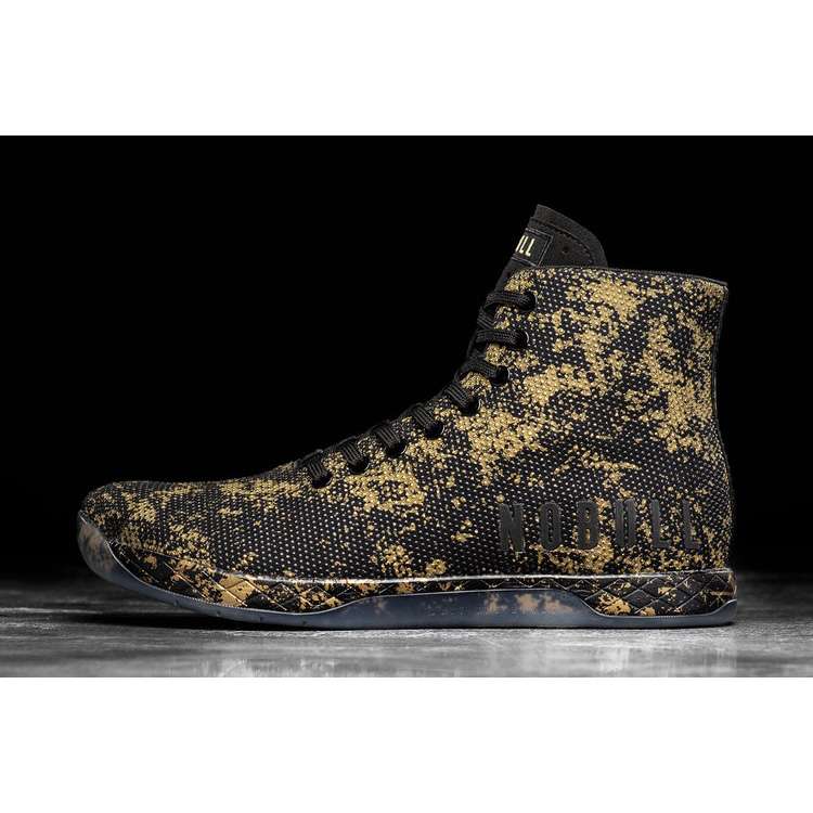Tenis Deportivos Nobull High-top Pride Trainer Hombre Negros Amarillos | MX-25564