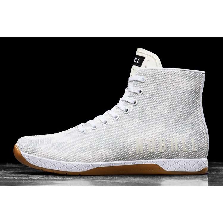 Tenis Deportivos Nobull High-top White Camo Trainer Hombre Blancos | MX-62561