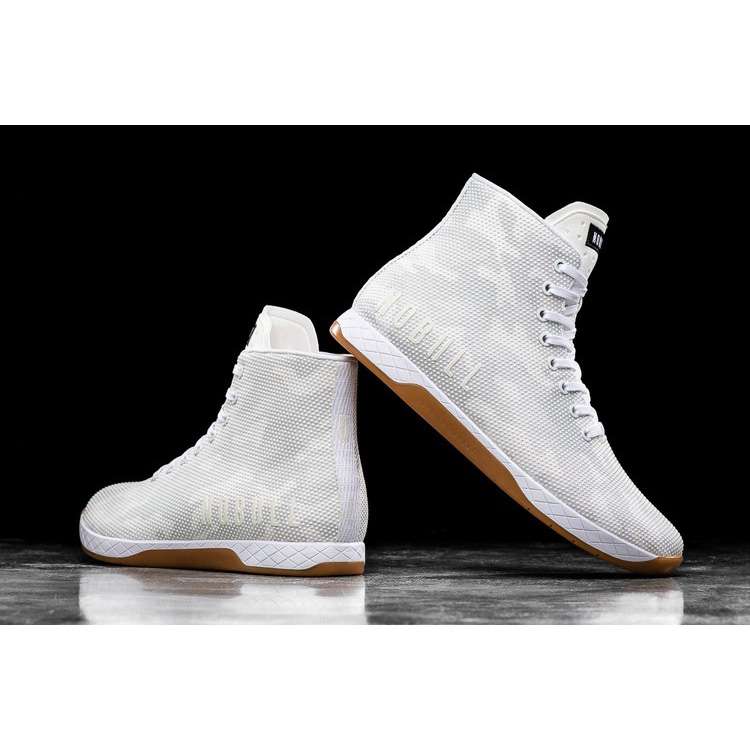 Tienda Tenis Deportivos Nobull Mexico High top White Camo Trainer Mujer Blancos