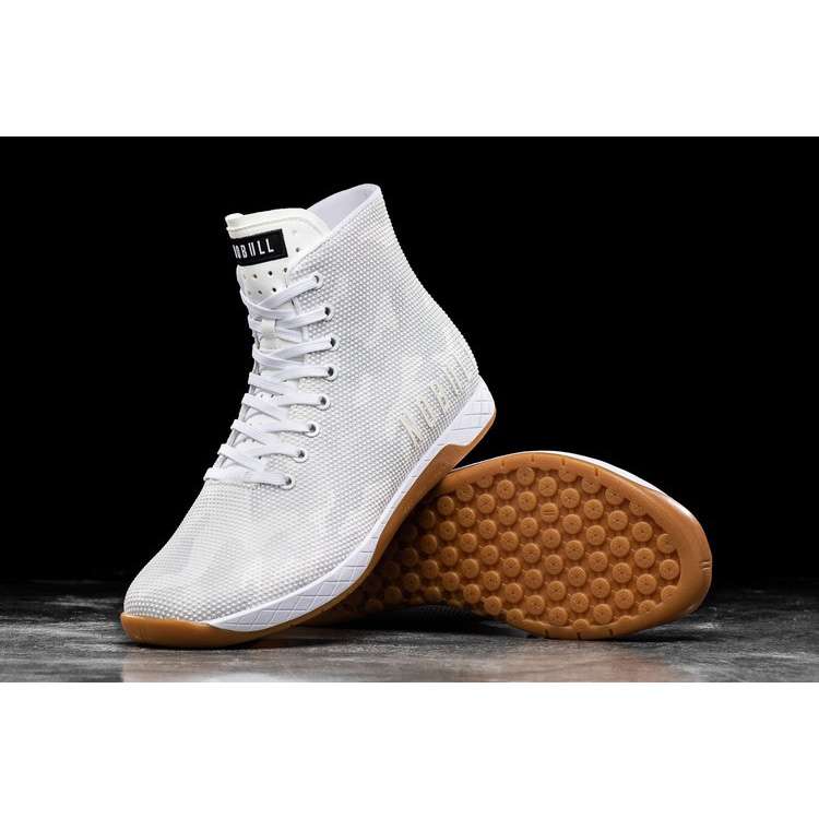 Tienda Tenis Deportivos Nobull Mexico High top White Camo Trainer Mujer Blancos