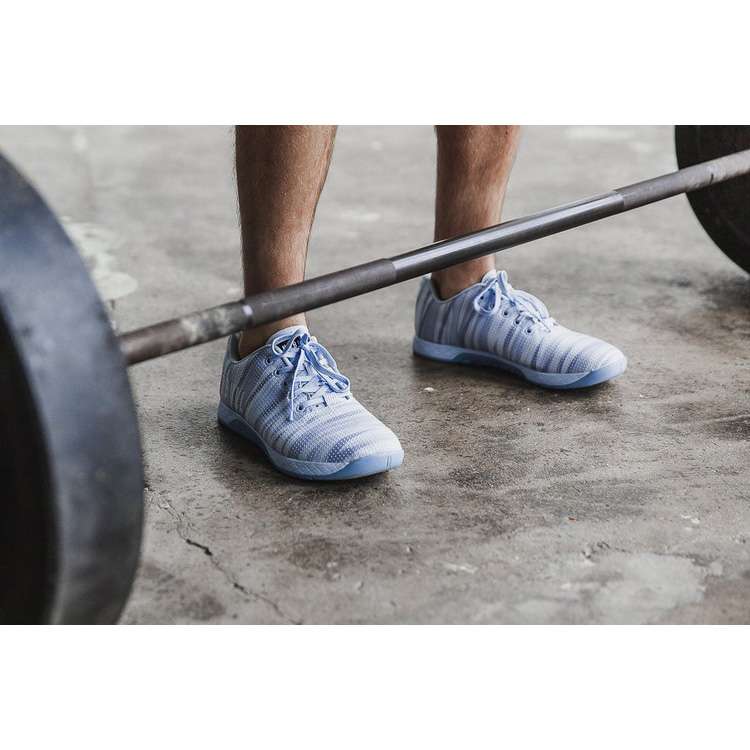 Tenis Deportivos Nobull Ice Burst Trainer Hombre Blancos Azules | MX-52547