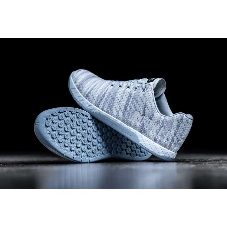 Tenis Deportivos Nobull Ice Burst Trainer Hombre Blancos Azules | MX-52547