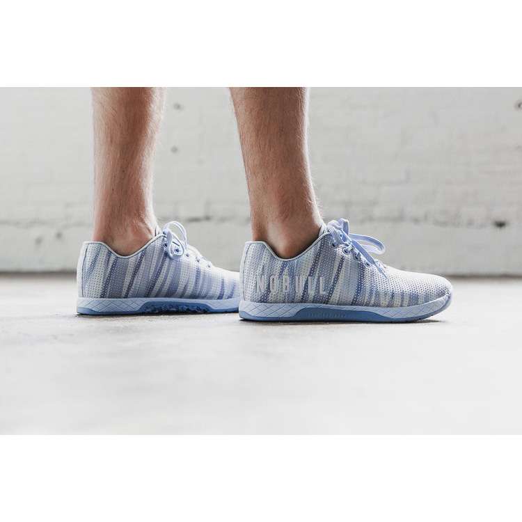 Tenis Deportivos Nobull Ice Burst Trainer Hombre Blancos Azules | MX-52547
