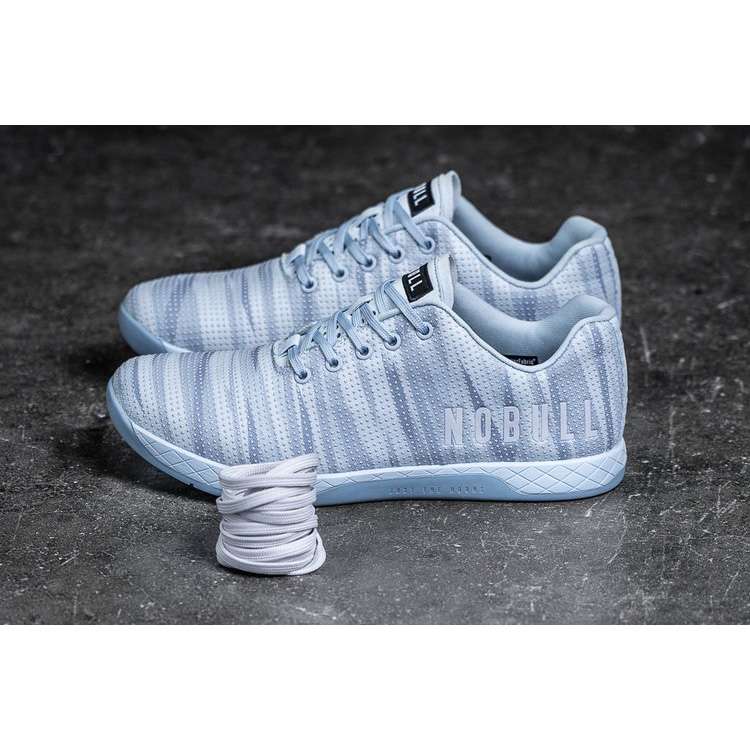 Tenis Deportivos Nobull Ice Burst Trainer Hombre Blancos Azules | MX-52547