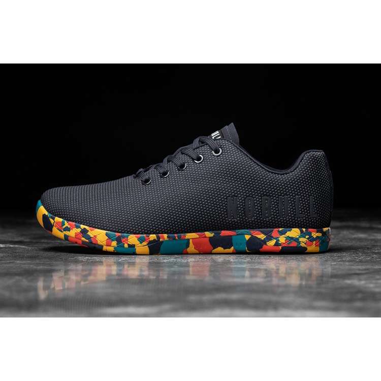 Tenis Deportivos Nobull Ink Wild Marigold Trainer Hombre Negros Multicolor | MX-28347