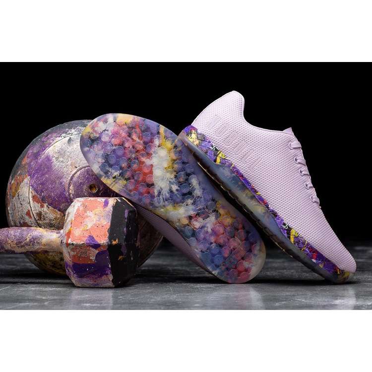 Tenis Deportivos Nobull Lavender Splatter Trainer Hombre Rosas Multicolor | MX-13905