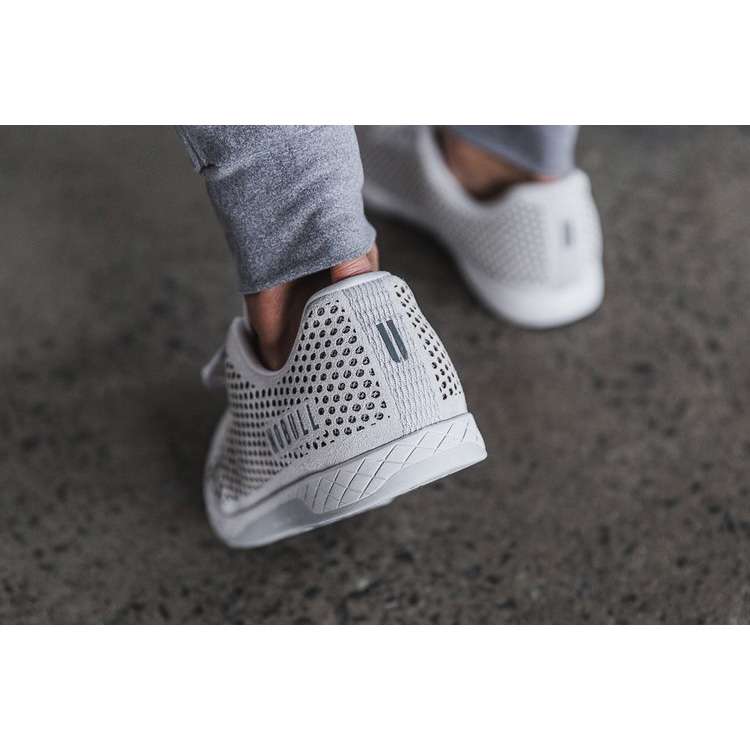 Tenis Deportivos Nobull Light Grey Gamuza Trainer Hombre Blancos | MX-20524