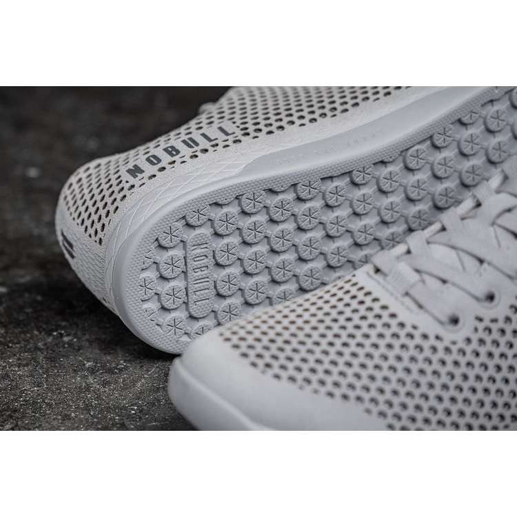 Tenis Deportivos Nobull Light Grey Gamuza Trainer Hombre Blancos | MX-20524