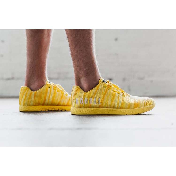 Tenis Deportivos Nobull Lightning Burst Trainer Hombre Amarillos | MX-75113