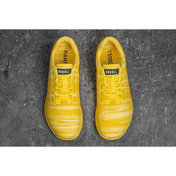 Tenis Deportivos Nobull Lightning Burst Trainer Hombre Amarillos | MX-75113