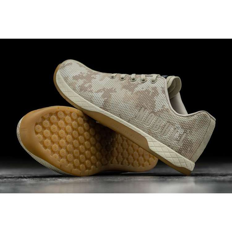 Tenis Deportivos Nobull Limestone Camo Trainer Hombre Beige Marrom | MX-77197
