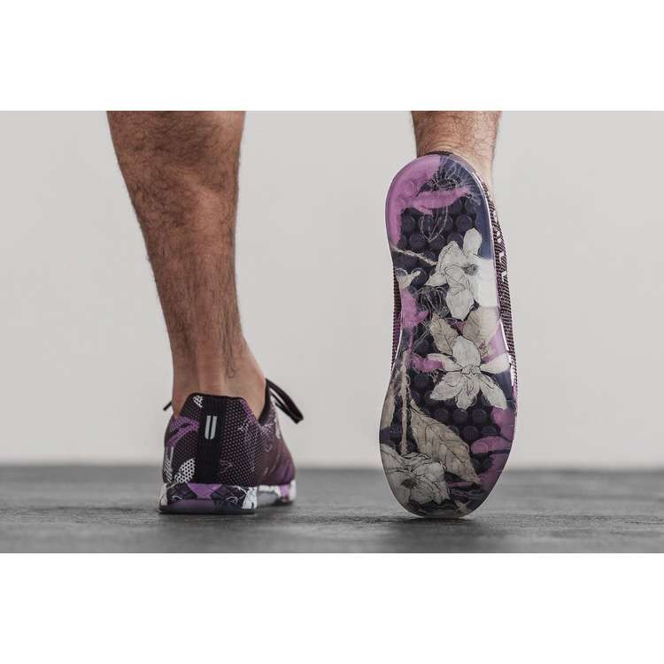 Tenis Deportivos Nobull Magnolia Trainer Hombre Morados Blancos | MX-15443
