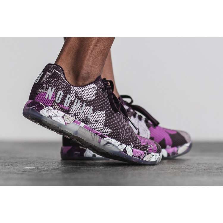 Tenis Deportivos Nobull Magnolia Trainer Mujer Morados Blancos | MX-87810