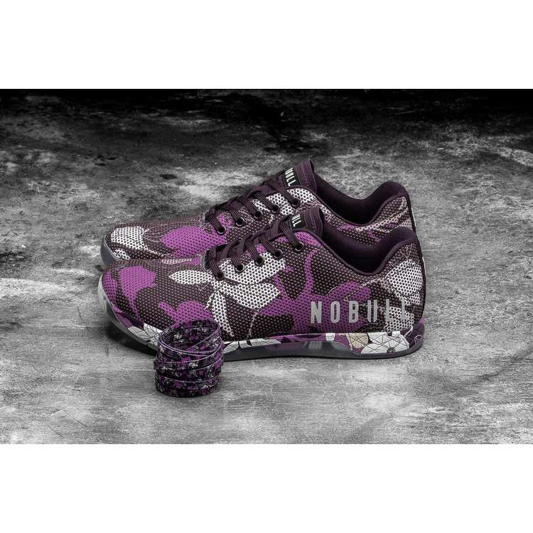 Tenis Deportivos Nobull Magnolia Trainer Mujer Morados Blancos | MX-87810