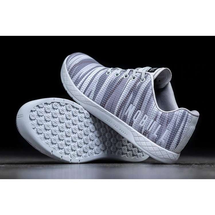 Tenis Deportivos Nobull Matrix Burst Trainer Mujer Blancos Grises | MX-32434