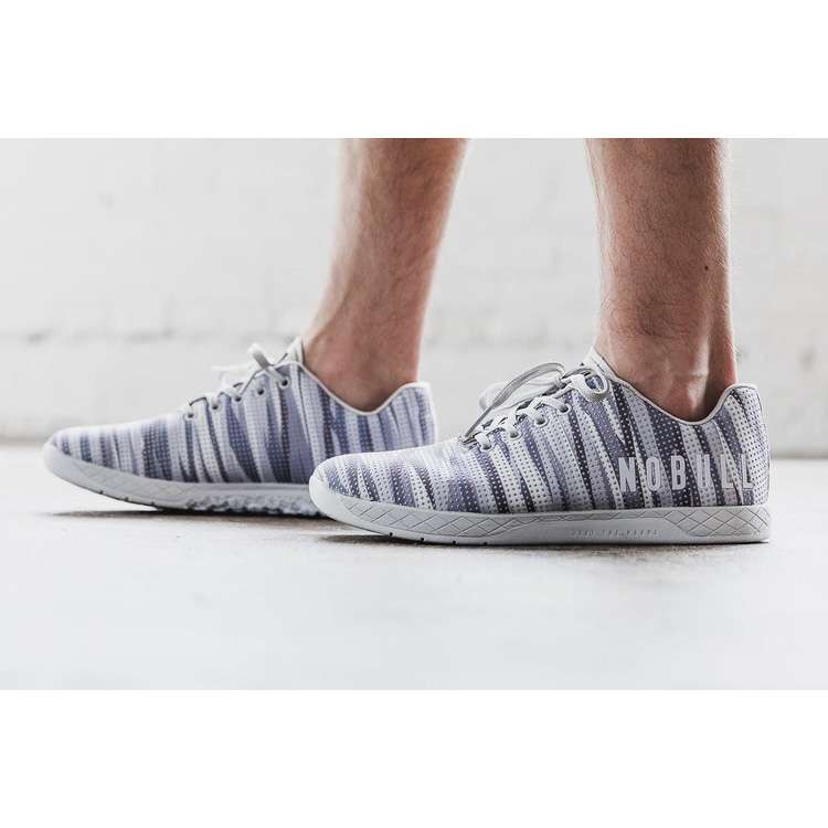 Tenis Deportivos Nobull Matrix Burst Trainer Hombre Blancos Grises | MX-79576