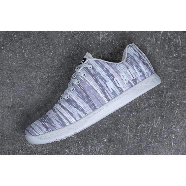 Tenis Deportivos Nobull Matrix Burst Trainer Hombre Blancos Grises | MX-79576