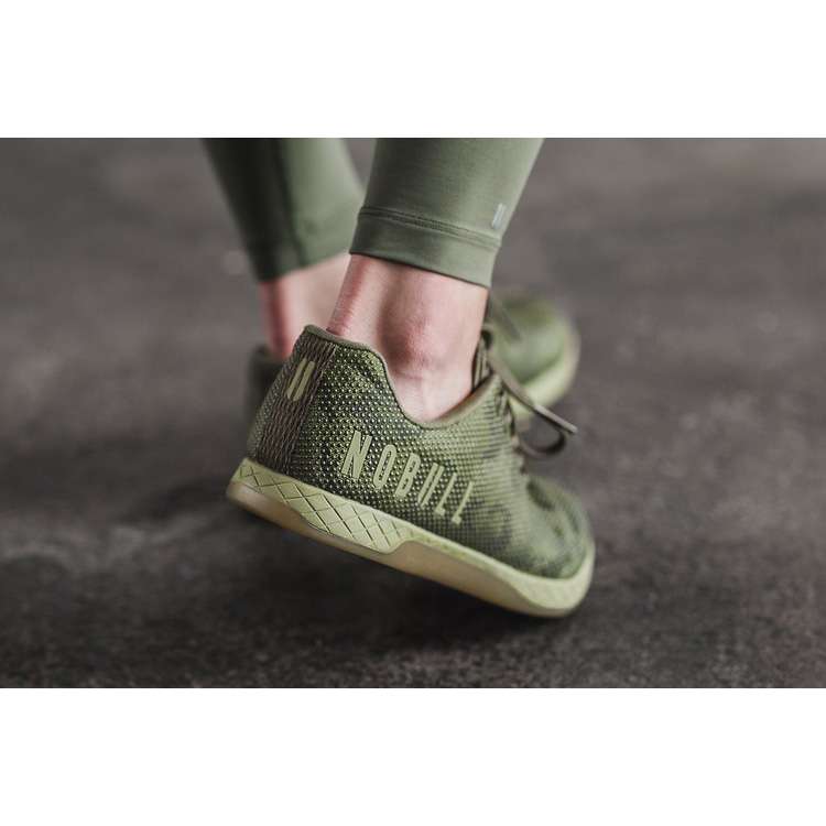 Tenis Deportivos Nobull Moss Camo Trainer Mujer Verdes | MX-77109