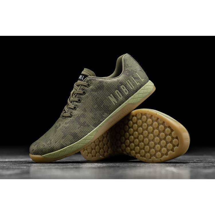Tenis Deportivos Nobull Moss Camo Trainer Mujer Verdes | MX-77109