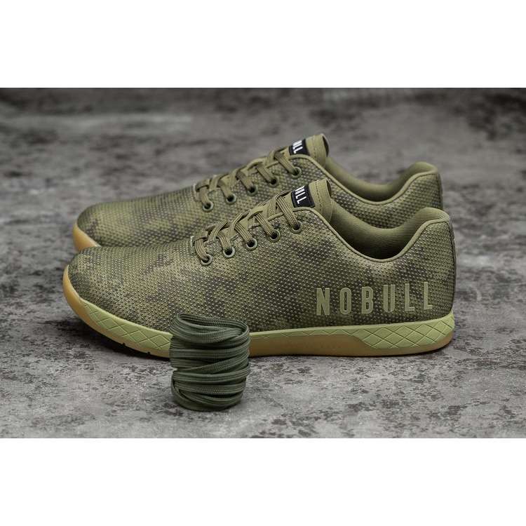 Tenis Deportivos Nobull Moss Camo Trainer Mujer Verdes | MX-77109