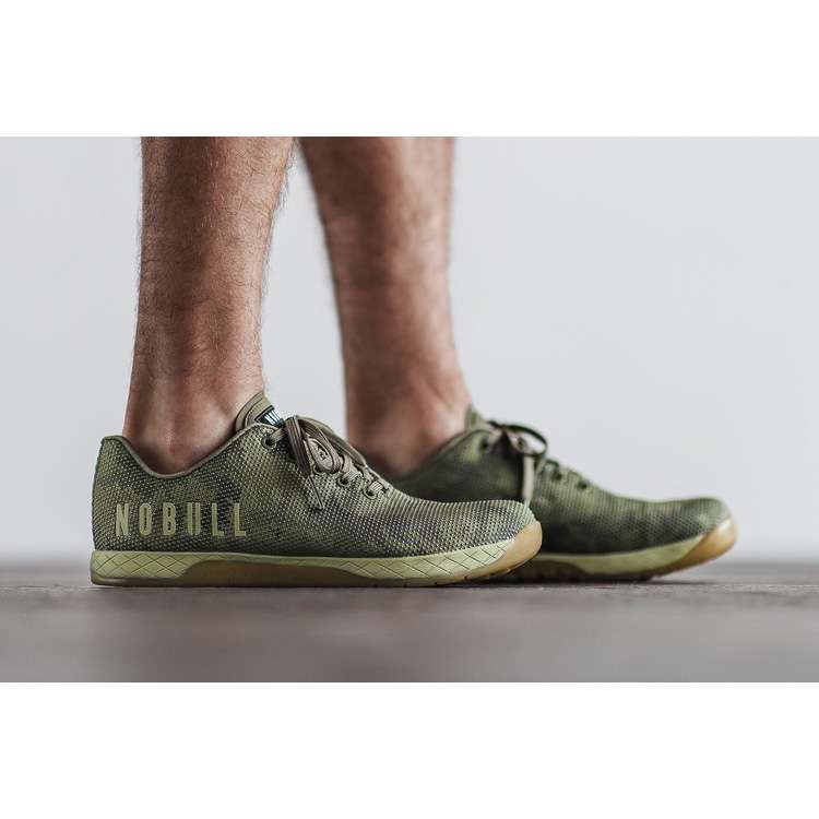 Tenis Deportivos Nobull Moss Camo Trainer Hombre Verdes | MX-85379