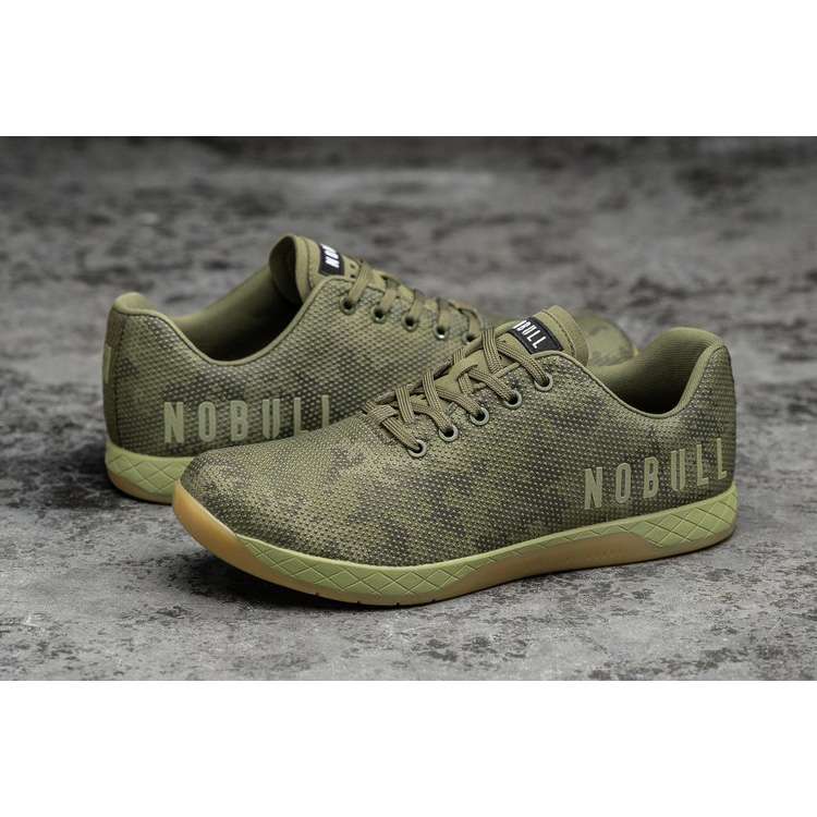 Tenis Deportivos Nobull Moss Camo Trainer Hombre Verdes | MX-85379