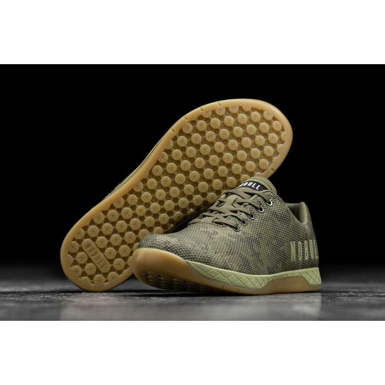 Tenis Deportivos Nobull Moss Camo Trainer Hombre Verdes | MX-85379