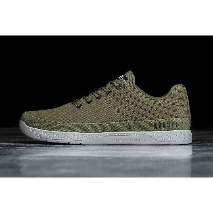 Tenis Deportivos Nobull Moss Lona Trainer Hombre Verde Oliva | MX-81650