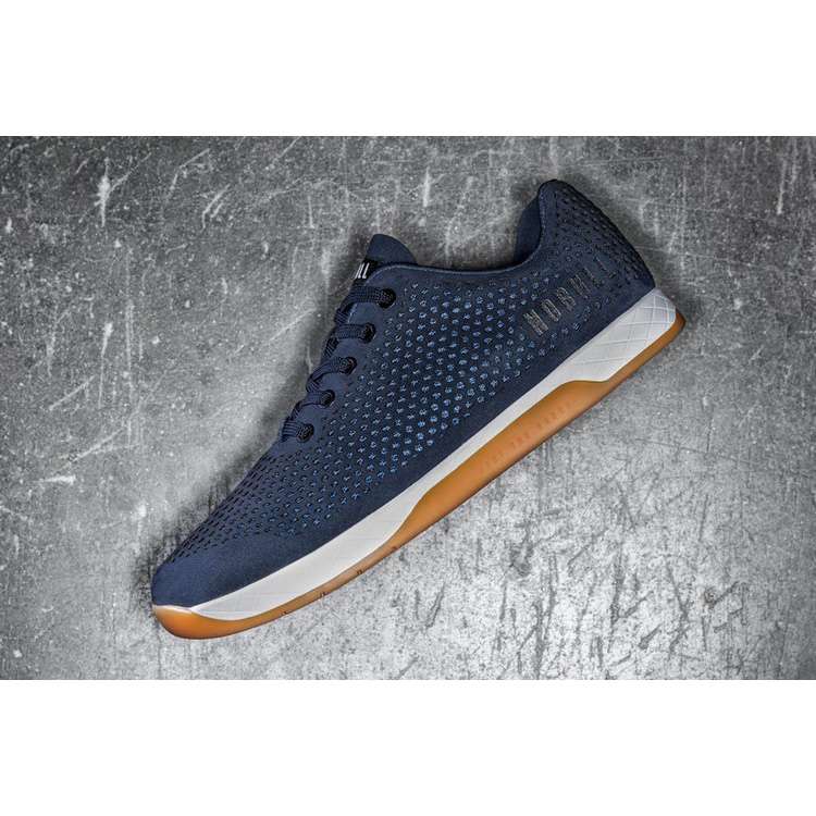 Tenis Deportivos Nobull Navy Gamuza Trainer Mujer Azul Marino | MX-60993