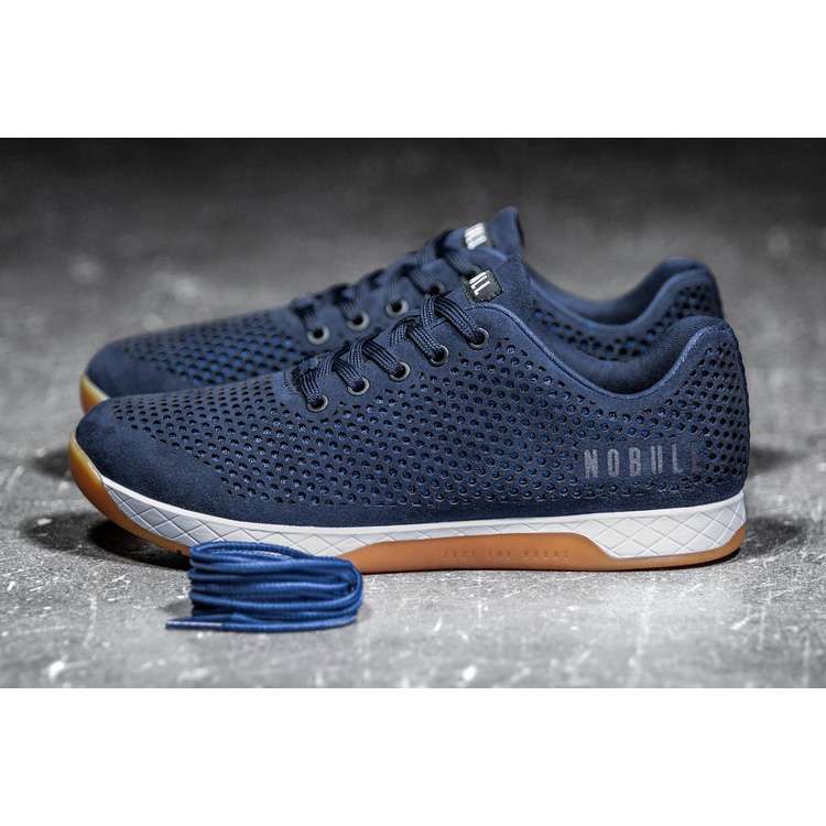 Tenis Deportivos Nobull Navy Gamuza Trainer Mujer Azul Marino | MX-60993