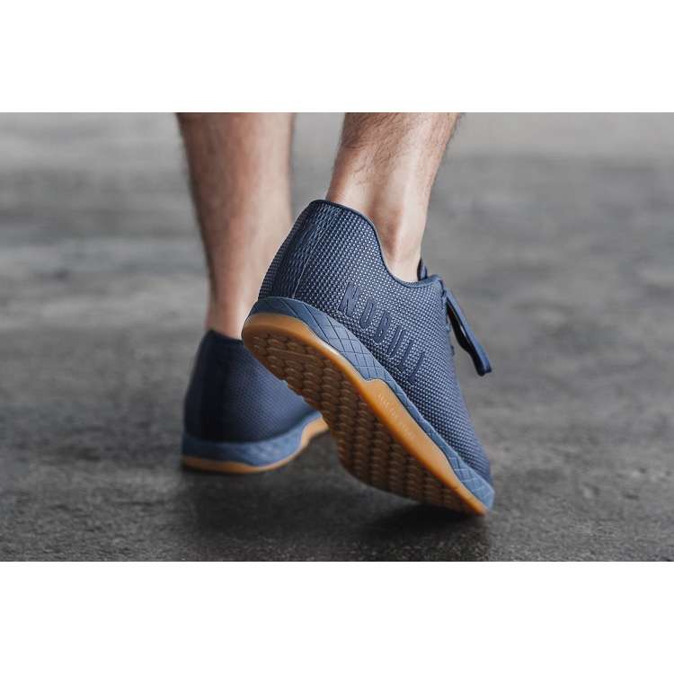 Tenis Deportivos Nobull Navy Gum Trainer Hombre Azul Marino | MX-43453