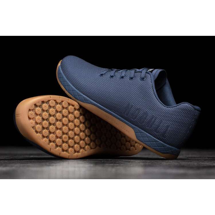 Tenis Deportivos Nobull Navy Gum Trainer Hombre Azul Marino | MX-43453