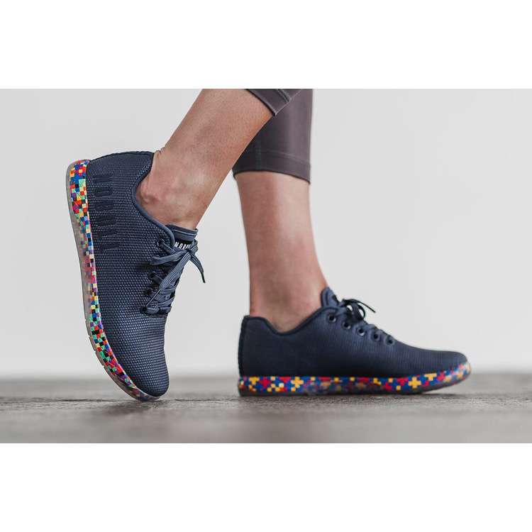 Tenis Deportivos Nobull Navy Pixel Trainer Mujer Azul Marino Multicolor | MX-96783