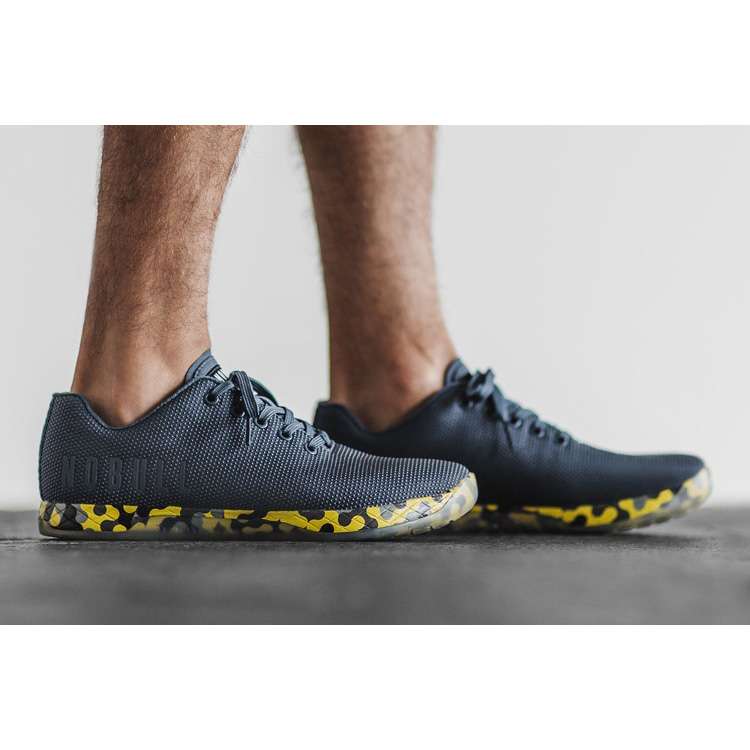 Tenis Deportivos Nobull Navy Radial Trainer Hombre Azul Marino Amarillos | MX-64503