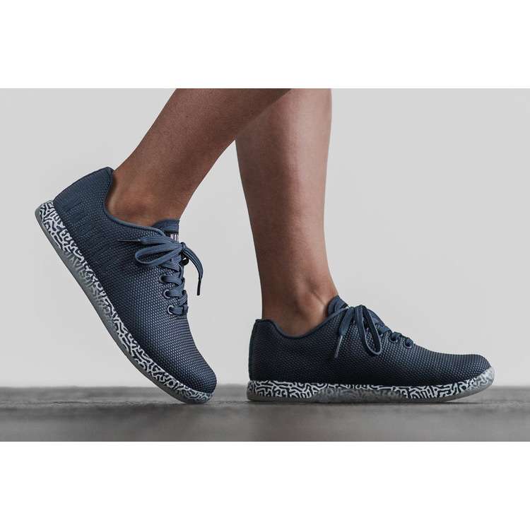 Tenis Deportivos Nobull Navy Squiggle Trainer Mujer Azul Marino | MX-56378