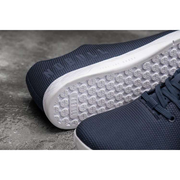 Tenis Deportivos Nobull Navy White Trainer Hombre Azul Marino | MX-84174