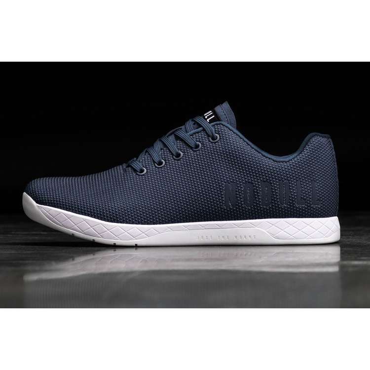 Tenis Deportivos Nobull Navy White Trainer Hombre Azul Marino | MX-84174