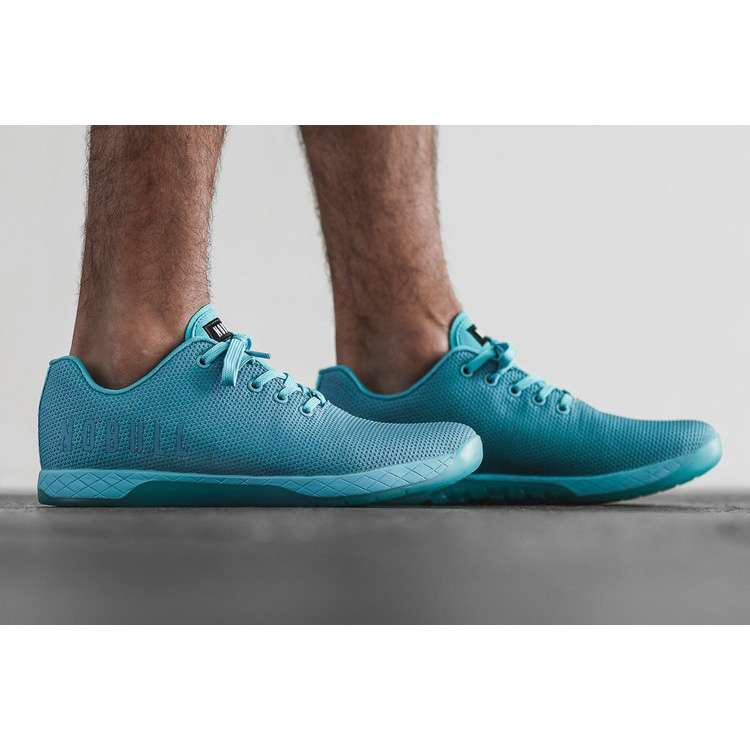 Tenis Deportivos Nobull Neon Blue Trainer Hombre Azules | MX-43640