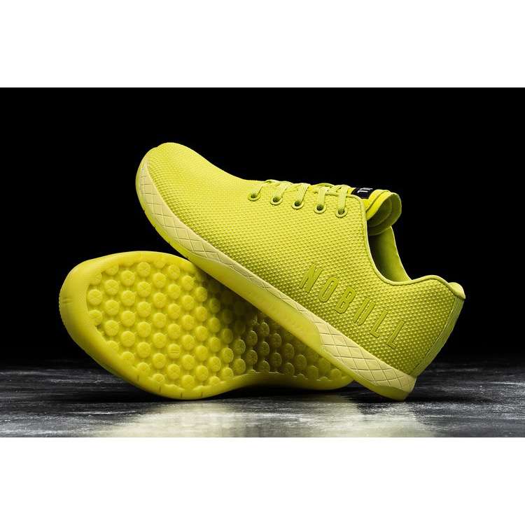 Tenis Deportivos Nobull Neon Lime Trainer Hombre Amarillos | MX-88870