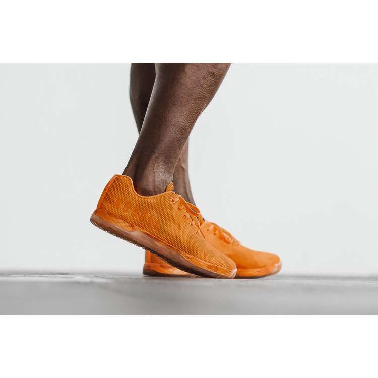 Tenis Deportivos Nobull Neon Orange Camo Trainer Hombre Naranjas | MX-28704