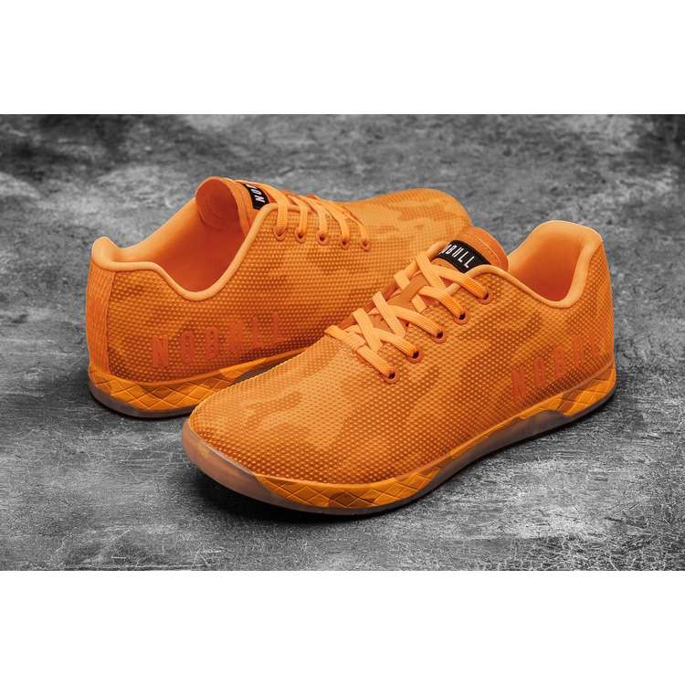 Tenis Deportivos Nobull Neon Orange Camo Trainer Hombre Naranjas | MX-28704