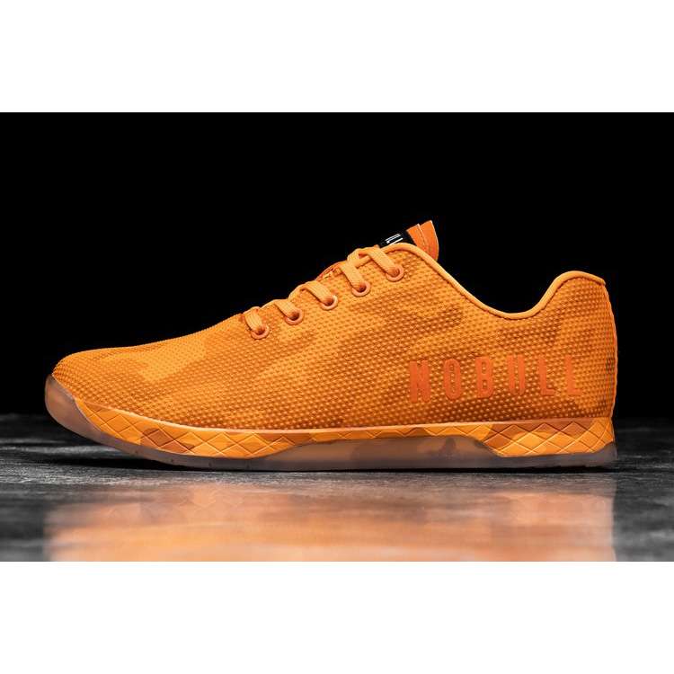 Tenis Deportivos Nobull Neon Orange Camo Trainer Hombre Naranjas | MX-28704