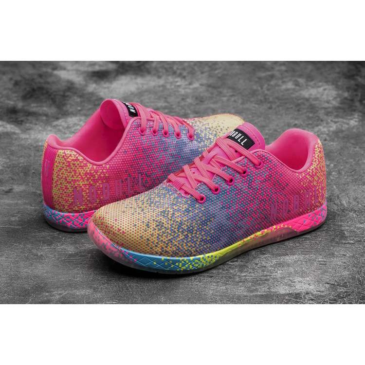 Tenis Deportivos Nobull Neon Pink Glitch Trainer Mujer Multicolor | MX-87997