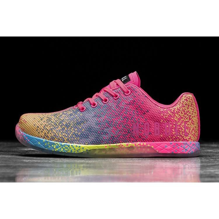 Tenis Deportivos Nobull Neon Pink Glitch Trainer Mujer Multicolor | MX-87997