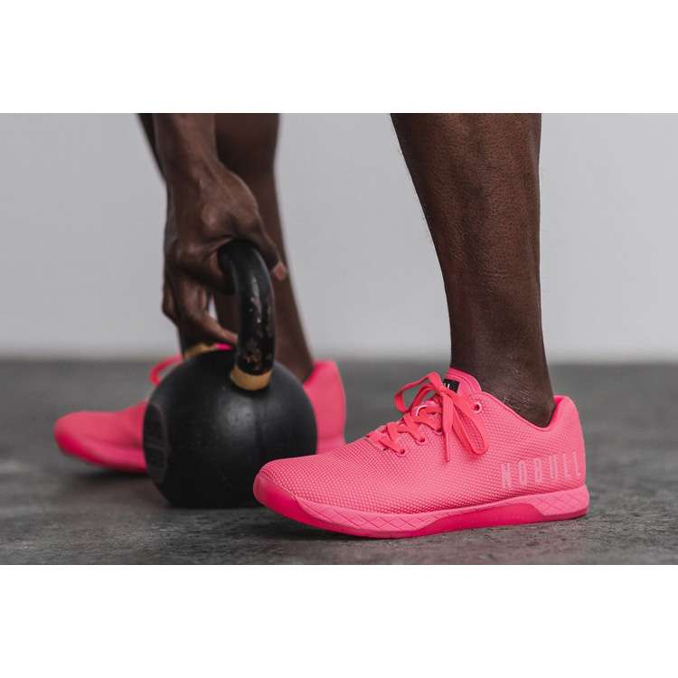 Tenis Deportivos Nobull Neon Pink Trainer Hombre Rojos | MX-12815