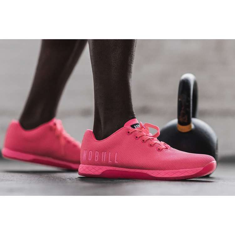 Tenis Deportivos Nobull Neon Pink Trainer Hombre Rojos | MX-12815