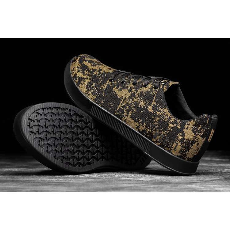 Tenis Deportivos Nobull Pride Lona Trainer Hombre Negros Amarillos | MX-63852