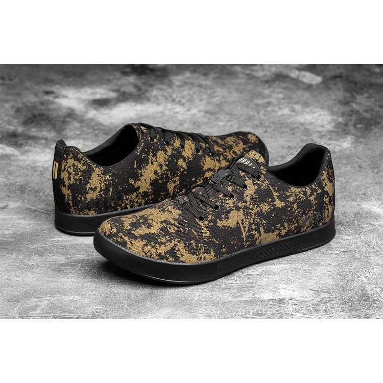 Tenis Deportivos Nobull Pride Lona Trainer Mujer Negros Amarillos | MX-64017