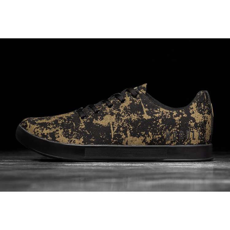 Tenis Deportivos Nobull Pride Lona Trainer Mujer Negros Amarillos | MX-64017